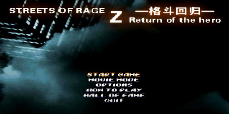 Streets of Rage Z Return of the Hero Openbor