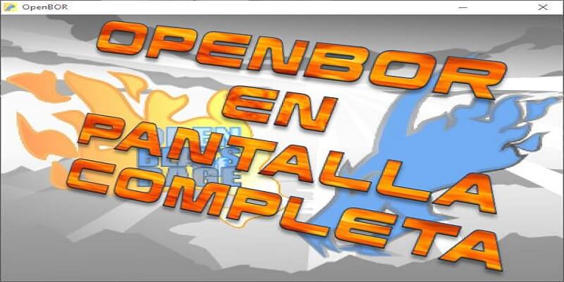 openbor en pantalla completa